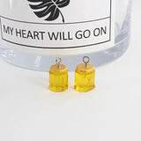 10pcs Mini Peanut Butter Resin Charms for Jewelry Making DIY