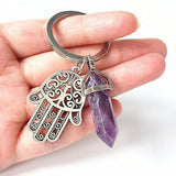10pcs Natural Stone Pendants Crystal Charms DIY Jewelry Making