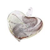 10pcs Mixed Lampwork Inner Flower Pendants Heart Round Pendant Jewelry
