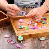 10pcs Mixed Lollipop Charms Pendants for Jewelry Making Girls Party Gift
