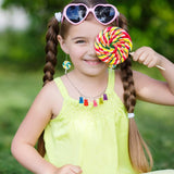10pcs Mixed Lollipop Charms Pendants for Jewelry Making Girls Party Gift