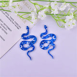10pcs Moon Flower Snake Acrylic Charms for DIY Earring Necklace Keychain