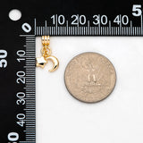 10pcs Moon Star Bracelet Charms, 18K Plated Brass
