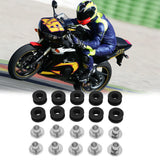 10pcs Motorcycle Rubber Grommets Fairing Mounting Kit