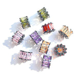 10pcs Mixed Color Zirconia Wheel Spacers for Bracelet Necklace DIY