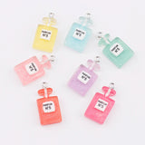 10pcs Multicolor Perfume Resin Charms for Jewelry Making