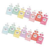 10pcs Multicolor Perfume Resin Charms for Jewelry Making
