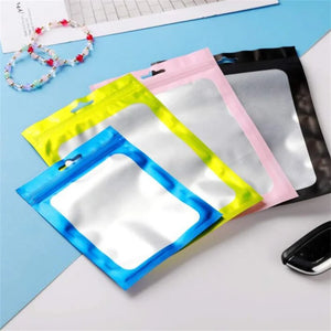 10pcs Multicolor Holographic Gift Bags for Accessories