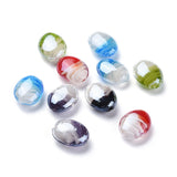 10pcs Multicolor Spiral Lampwork Glass Beads for Jewelry Making DIY