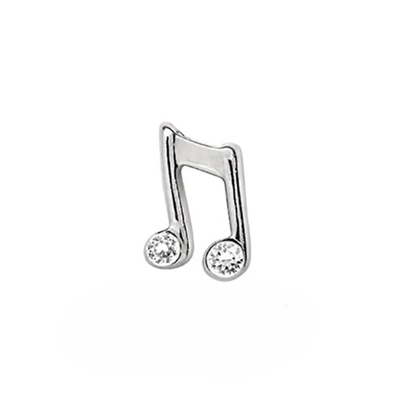 10pc Music Notes Charm for Living Glass Locket