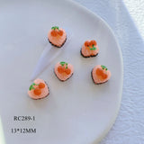 10pcs Nail Art Big Resin Cake Sandwich Ice-cream Shapes Nail Resin Decoration