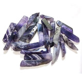 10pcs Amethysts Crystal Quartz Stone Pendants DIY Jewelry Making