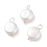 10pcs Natural Keshi Pearl Pendants for DIY Jewelry Making
