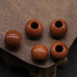 10pcs Natural Agate Stone Large Hole Beads 5mm Abacus Beads Jewelry Making DIY