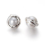 10pcs Cultured Freshwater Pearl Beads 12.5~15mm DIY Jewelry Making