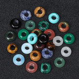 10pcs Natural Stone Beads Abacus Shape Agat Gems Beads DIY Jewelry Bracelet