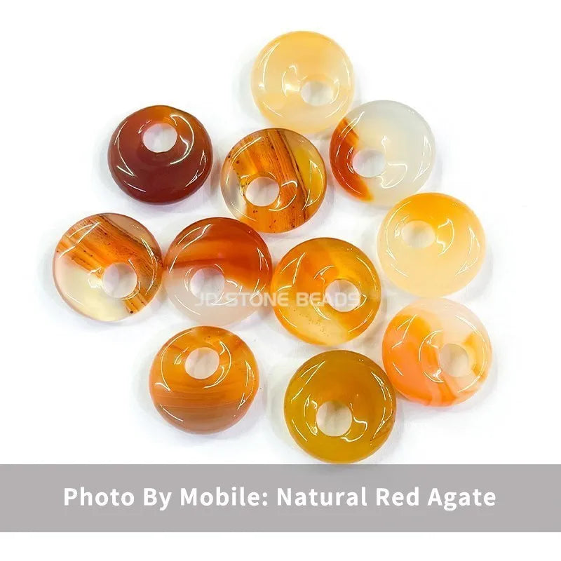 10pcs Natural Jade Quartz Stone Beads for Jewelry Making