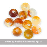 10pcs Natural Jade Quartz Stone Beads for Jewelry Making