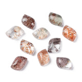 10pcs Natural Lodolite Quartz Teardrop Cabochons for Jewelry Making