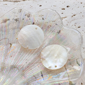10pcs Natural Mother-of-pearl Butterfly Shell Pendant