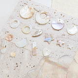 10pcs Natural Mother-of-pearl Butterfly Shell Pendant