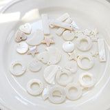 10pcs Natural Mother-of-pearl Butterfly Shell Pendant