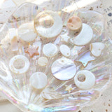 10pcs Natural Mother-of-pearl Butterfly Shell Pendant