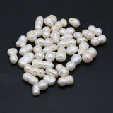 10pcs Natural Peanut Freshwater Pearl Loose Beads DIY Jewelry Making