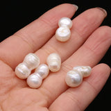10pcs Natural Peanut Freshwater Pearl Loose Beads DIY Jewelry Making