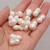 10pcs Natural Peanut Freshwater Pearl Loose Beads DIY Jewelry Making