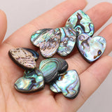 10pcs Heart Abalone Shell Beads for DIY Jewelry Making