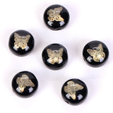 10pcs Shell Letter Spacer Beads for Jewelry Making DIY Necklace Bracelet