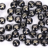 10pcs Shell Letter Spacer Beads for Jewelry Making DIY Necklace Bracelet