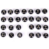 10pcs Shell Letter Spacer Beads for Jewelry Making DIY Necklace Bracelet