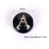 10pcs Shell Letter Spacer Beads for Jewelry Making DIY Necklace Bracelet