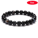 10pcs Striped Agates Bead Bracelet Chakra Healing Bracelets