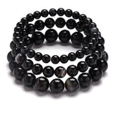 10pcs Striped Agates Bead Bracelet Chakra Healing Bracelets