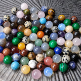 10pcs Natural Stone Beads 10mm Opal Ball Charm DIY Earrings Necklace