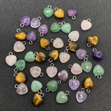 10pcs Green Aventurine Necklace Pendant 10mm Crystal Charms Jewelry DIY