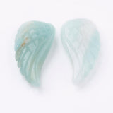 10pcs Amethysts Angel Wing Pendants for Necklace Making