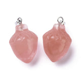 10pcs Tiger Eye Quartzs Crystal Pendants for Jewelry Making