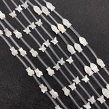 10pcs Mother-of-pearl Butterfly Spacer Beads DIY Bracelet