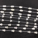 10pcs Mother-of-pearl Butterfly Spacer Beads DIY Bracelet