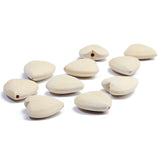 10pcs Natural Wood Heart Beads 20mm 25mm Pendant Necklace Bracelet DIY Jewelry