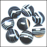 10pcs Nature Crack Stone Cabochons Round 16mm Beads Jewelry Findings