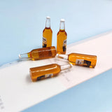10pcs Beer Bottle Resin Earrings Charms for Keychain Necklace Pe
