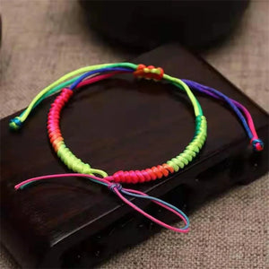 10pcs Bohemian Colored Rope Hand-Woven Bracelets DIY Jewelry Souvenirs