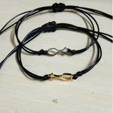 10pcs Stainless Steel Bottle Charm Bracelets Adjustable Christmas Jewelry