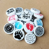 10pcs Cow Print Silicone Beads for DIY Jewelry