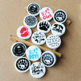 10pcs Cow Print Silicone Beads for DIY Jewelry